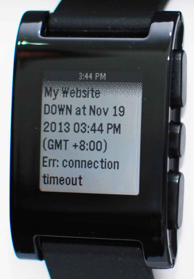 Pushover notificaciones en Pebble controles inteligentes